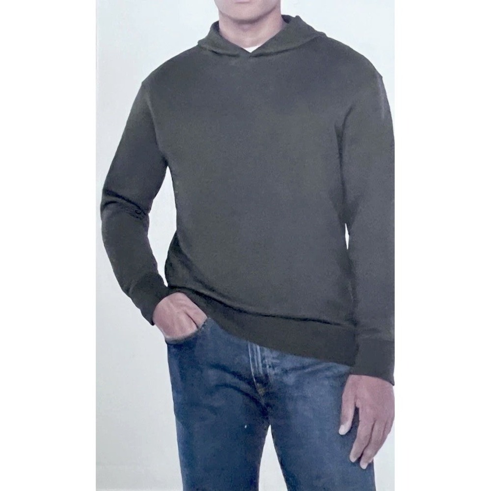 GAP‎ Men's Textured Hoodie, Gray, Size LARGE NWT
